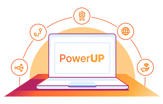 PowerUP 일러스트레이션